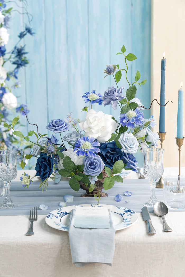 DIY Designer Flower Box in Timeless French Blue & White - Image 6