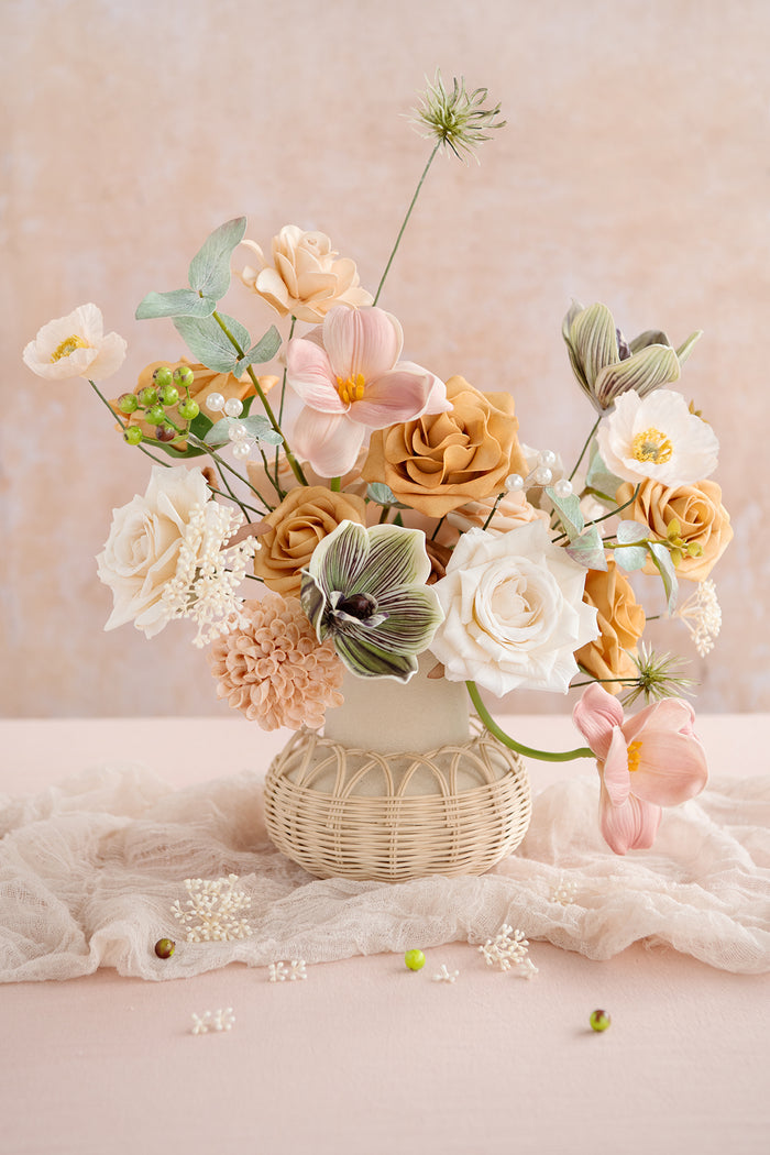 DIY Designer Flower Boxes in Sunny Peach & Apricot - Image 2