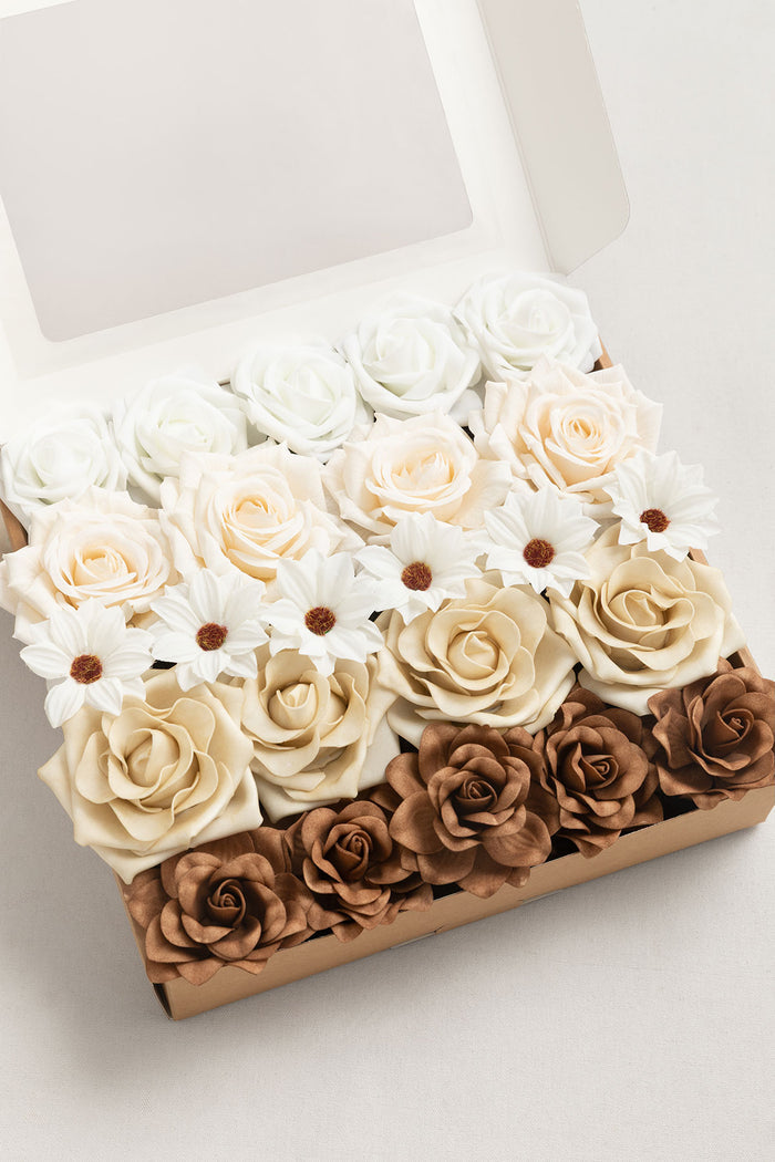 DIY Supporting Flower Boxes in Elegant Provence Brown