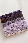 DIY Supporting Flower Boxes in Ethereal Purple Dream