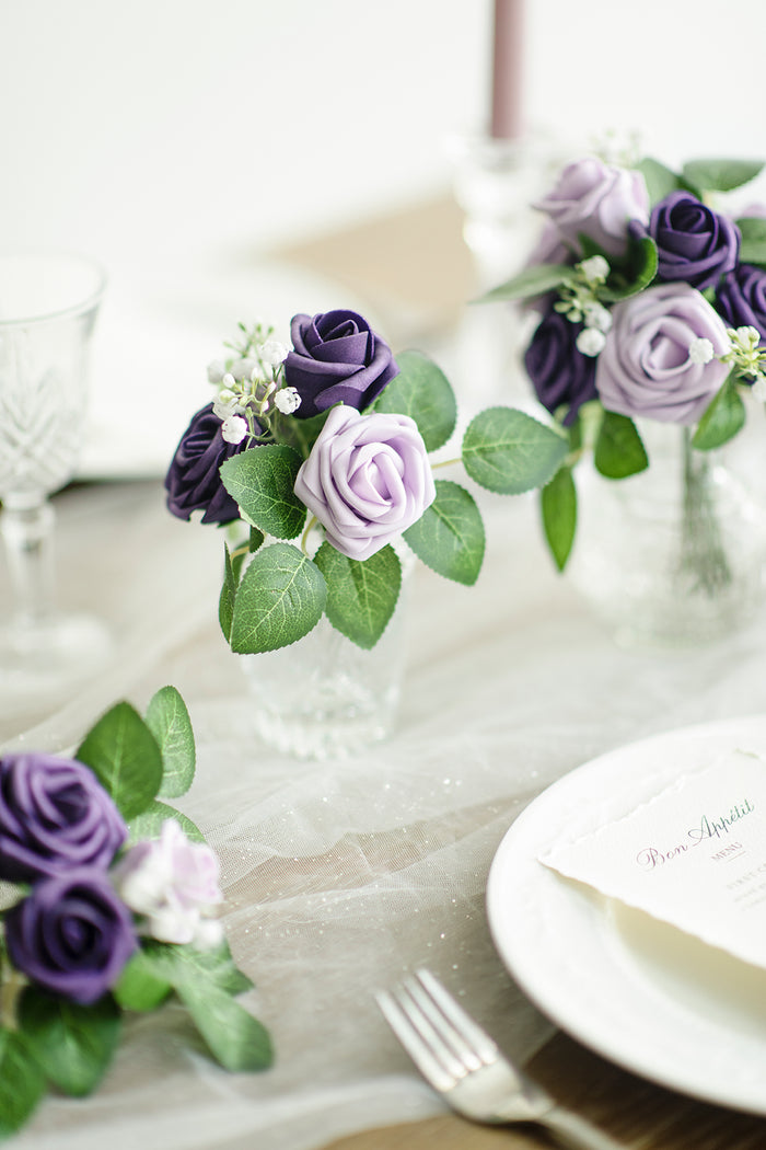 DIY Supporting Flower Boxes in Lilac & Gold - Image 8