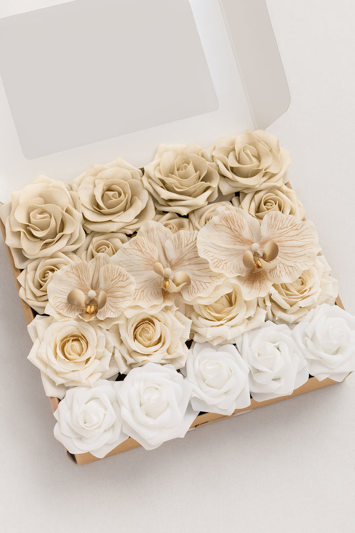 DIY Supporting Flower Boxes in Modern Boho Elegance Wedding