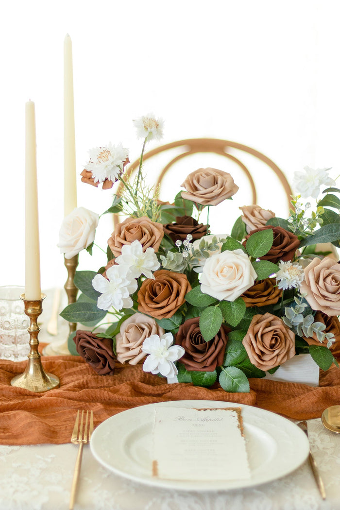DIY Supporting Flower Boxes in Modern Boho Elegance Wedding - Image 6