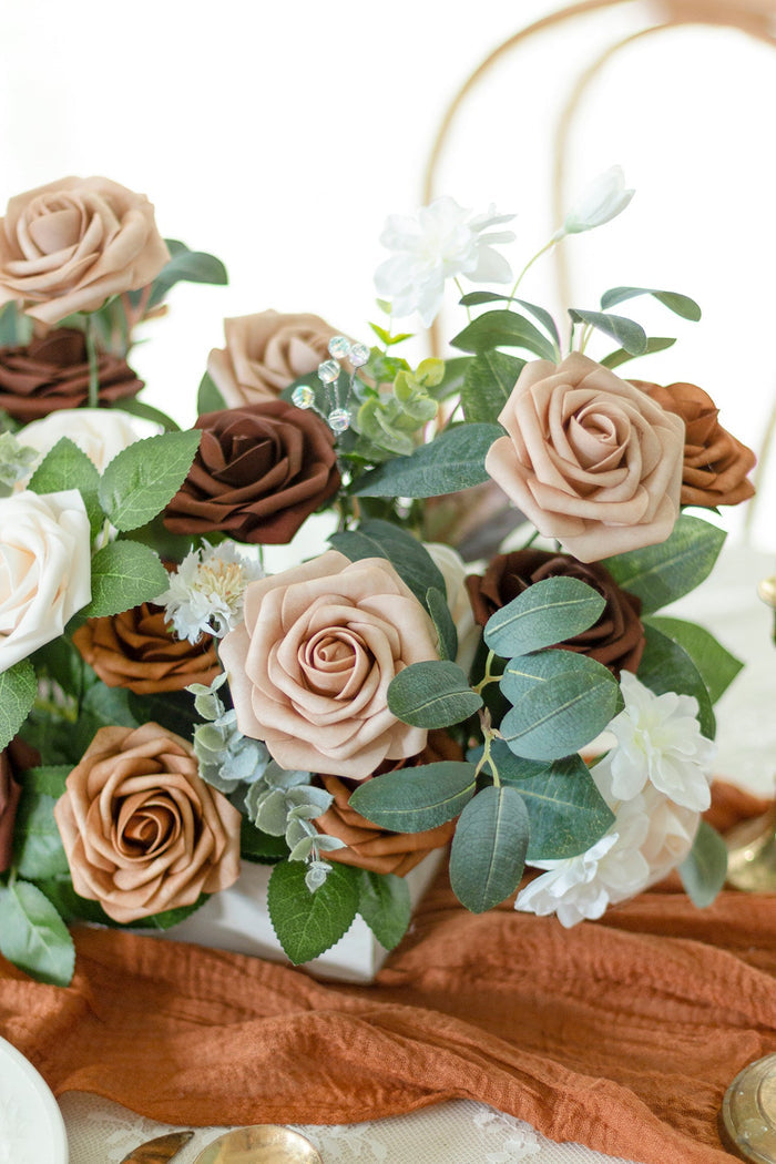 DIY Supporting Flower Boxes in Modern Boho Elegance Wedding - Image 7