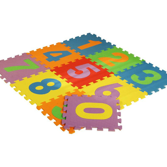Eva 12" X 12" Puzzle Mat - 10 Pieces  - Numbers