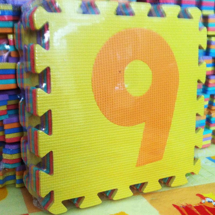 Eva 12" X 12" Puzzle Mat - 10 Pieces  - Numbers