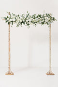 Garland Flower Arch Decor in White & Sage