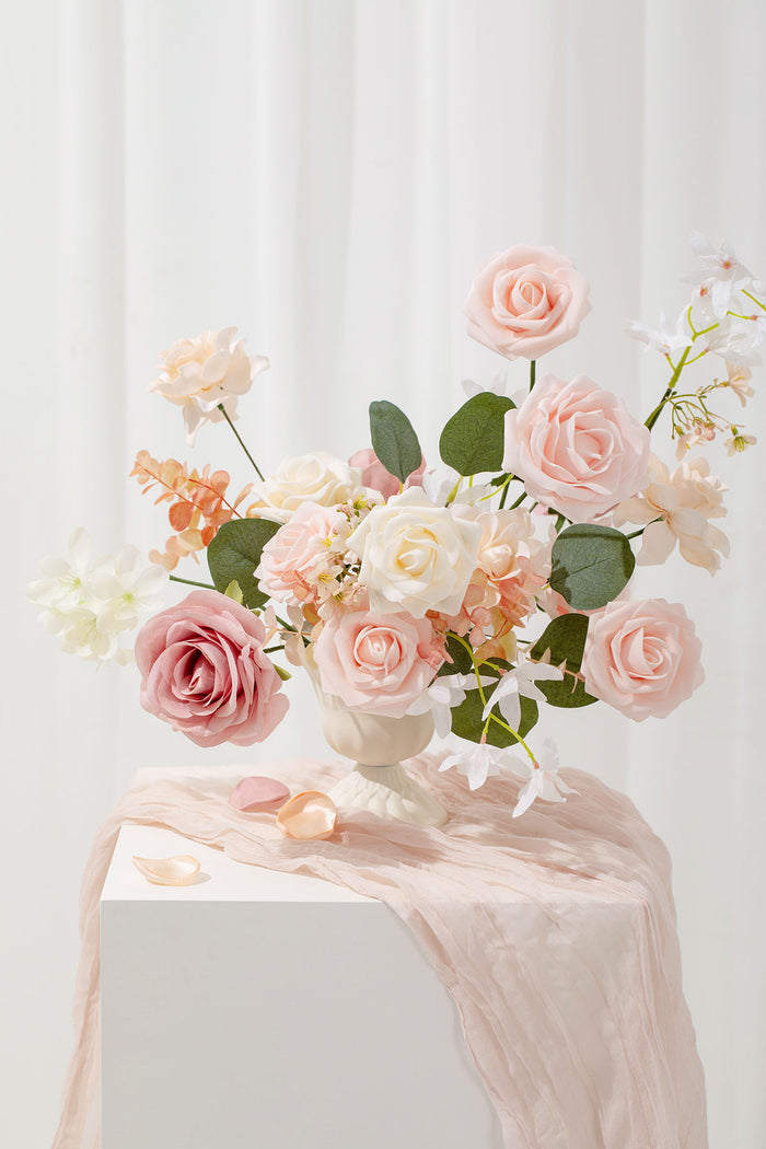 Grand Designer Flower Boxes in Blush & Pink