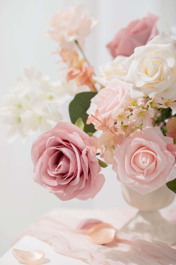 Grand Designer Flower Boxes in Blush & Pink