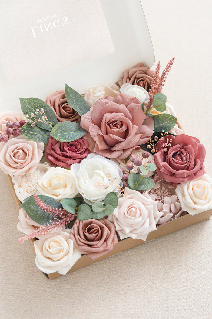 Grand Designer Flower Boxes in Exquisite Cinnamon Rose