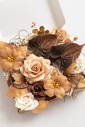Grand Designer Flower Boxes in Tawny Beige & Brown V2 | Clearance