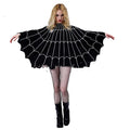 Halloween Women's Spider Web Fancy Dress Cloak Mimarta