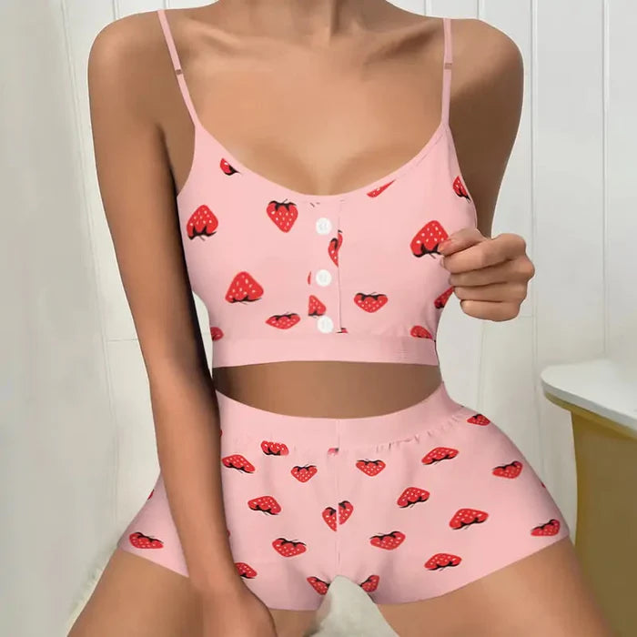 Hem Cami Pajama Set Rieworkes