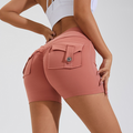 High Waist Hip Lifting Shorts with Pockets for Yoga Mimarta