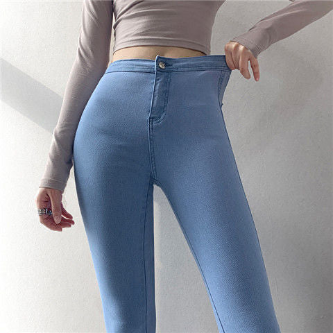 High-Waist Stretch Jeans for Women with Hip-Lifting Design Mimarta