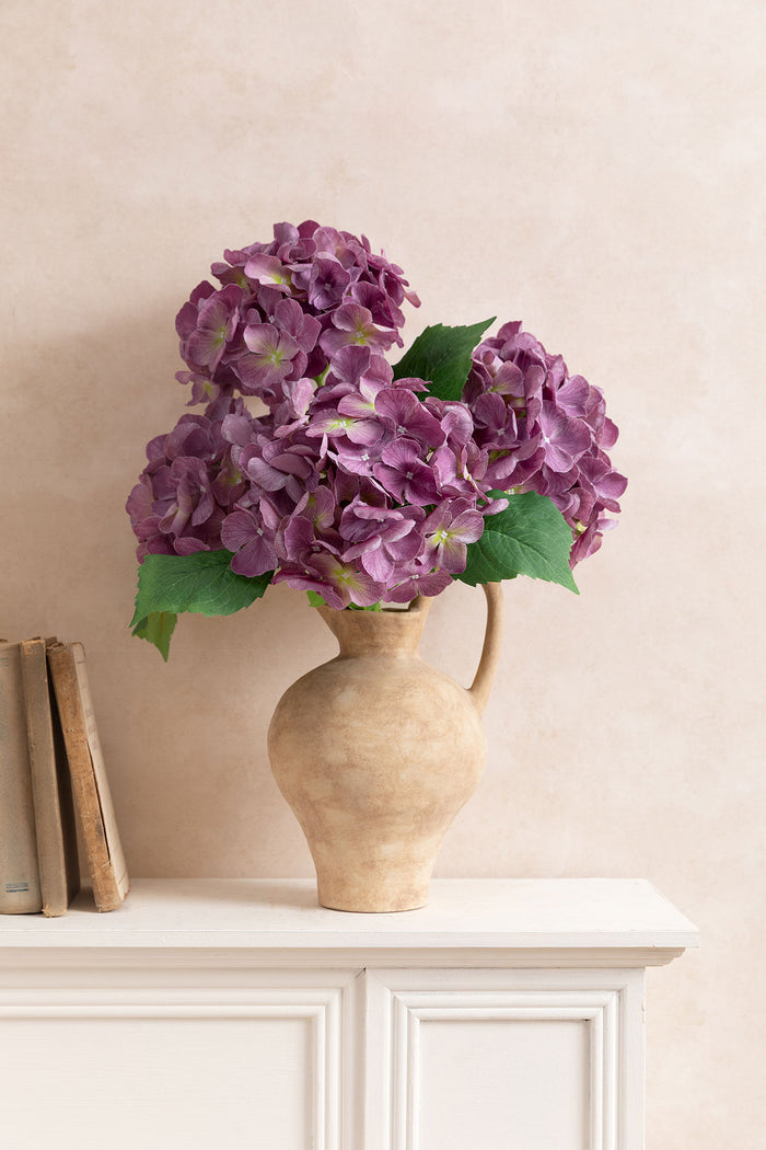 Hydrangeas with Stem in Purple
