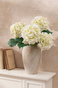 Hydrangeas with Stem in White