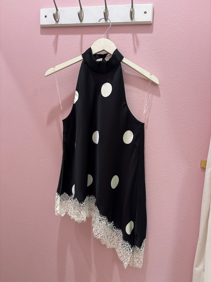 Kendra Polka Dot Top