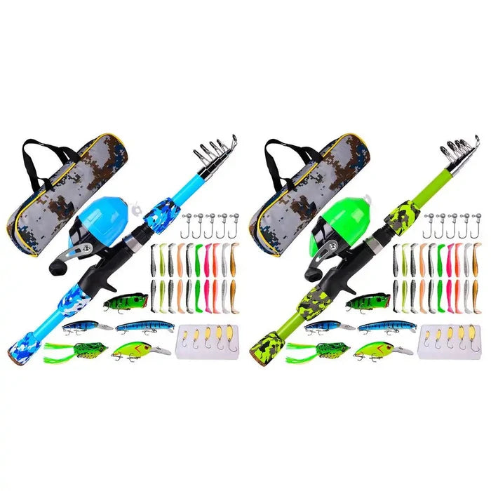 Kids Fishing Pole Set Rieworkes