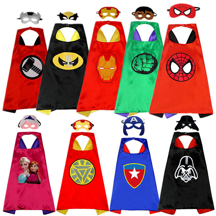 Kids' Superhero Cape for Halloween Dress-Up Party Mimarta