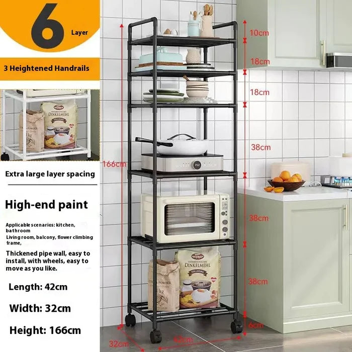 Kitchen Shelf Trolley - Storage Rack Rieworkes