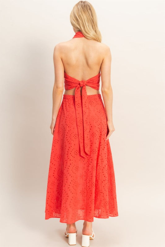 Klare Eyelet Two Piece Set