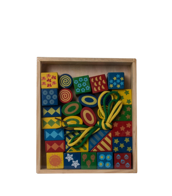 Lacing Beads In A Box