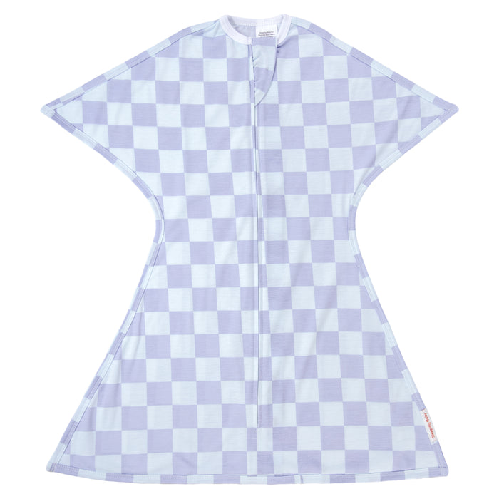 Lavender Check Zipadee-Zip Swaddle Transition (Sale) - Blooming Baby