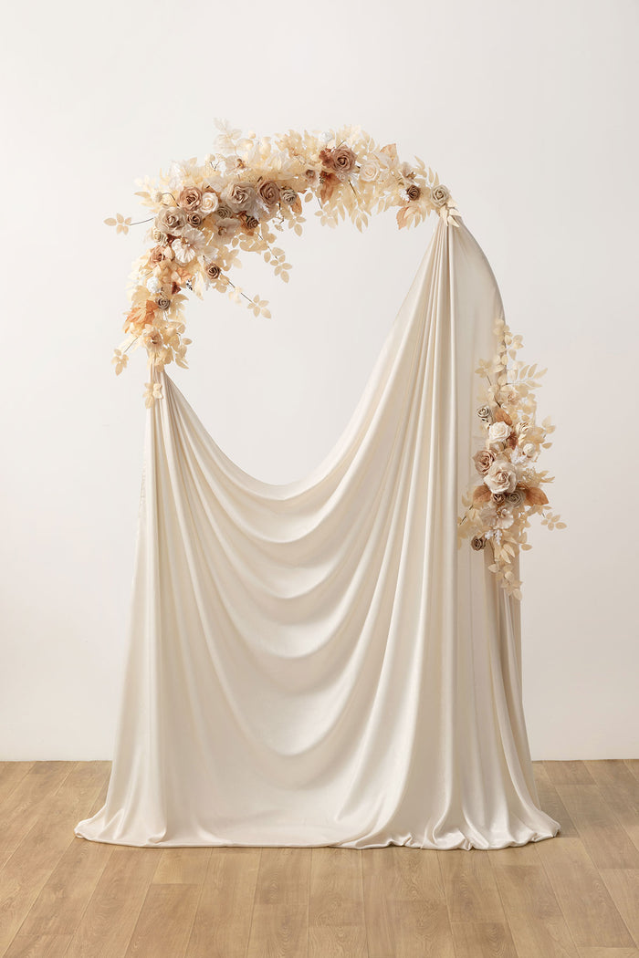 Lyocell Velvet Cloth for Table and Backdrop in Tawny Beige - Image 2