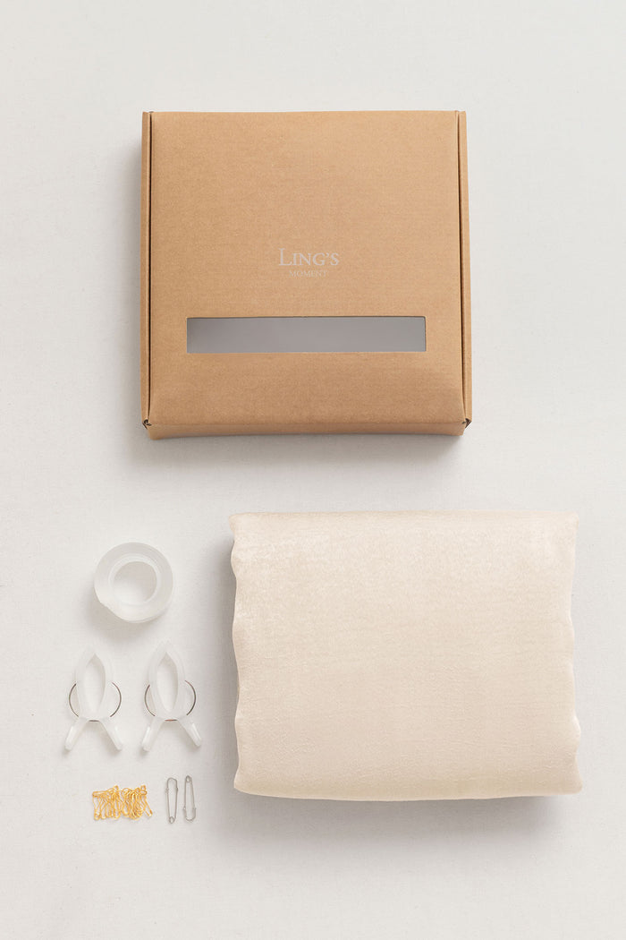 Lyocell Velvet Cloth for Table and Backdrop in Tawny Beige - Image 4