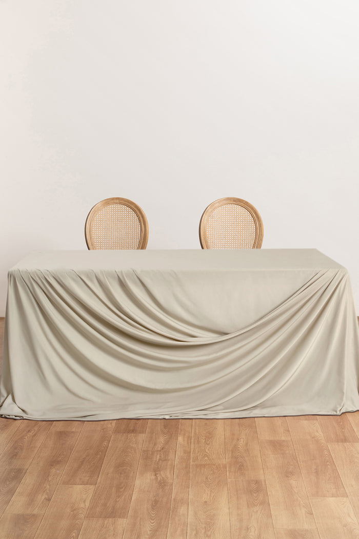 Lyocell Velvet Cloth for Table and Backdrop in Cappuccino