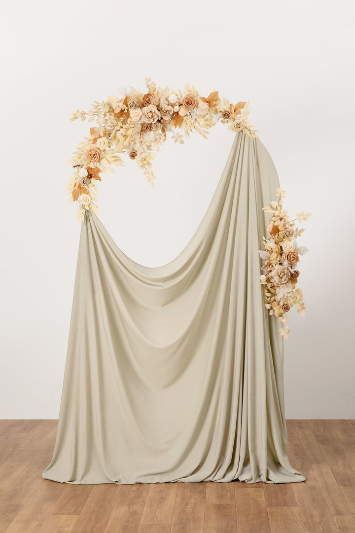 Lyocell Velvet Cloth for Table and Backdrop in Cappuccino - Image 3