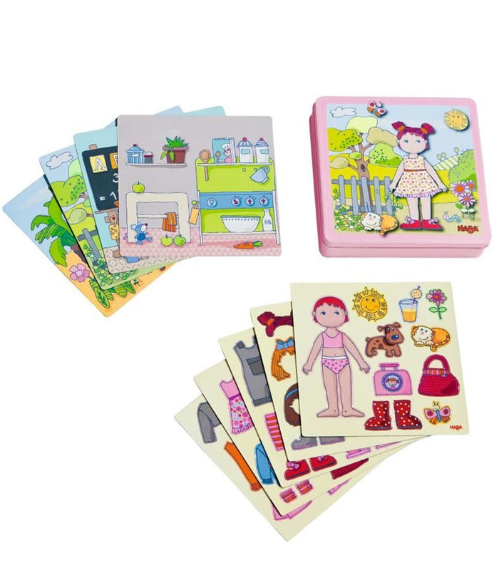 Magnetic Game Dress-Up Doll Lilli
