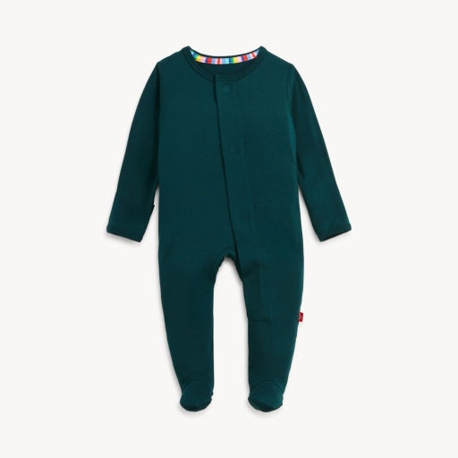 Magnetic Me Green Solid Modal Footie