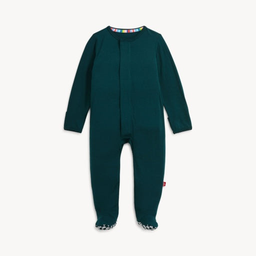 Magnetic Me Green Solid Modal Footie