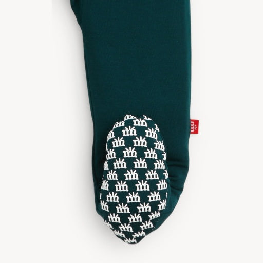 Magnetic Me Green Solid Modal Footie