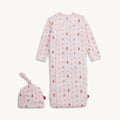 Magnetic Me Nursery Nostalgia Pink Modal Gown + Hat Set