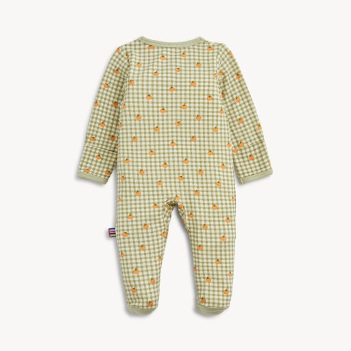 Magnetic Me Pumpkin Plaid Modal Footie