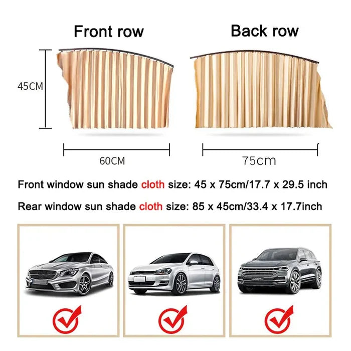 Magnetic Side Window Curtain Rieworkes