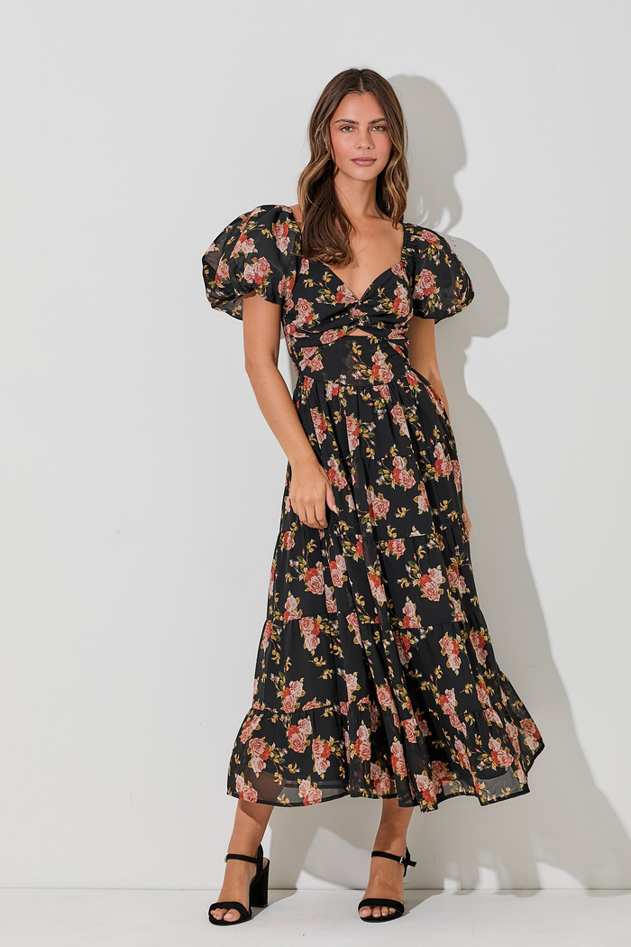 Melissa Flower Midi Dress - final sale