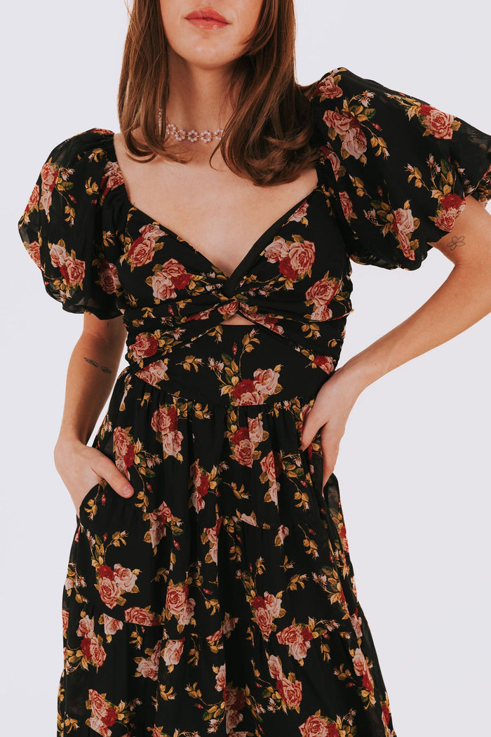 Melissa Flower Midi Dress - final sale