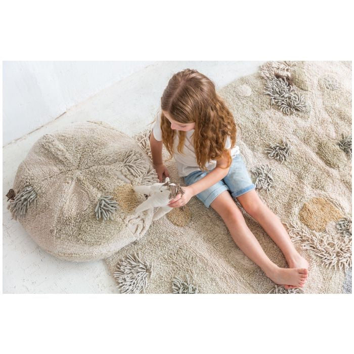 Mossy Rock Pouffe