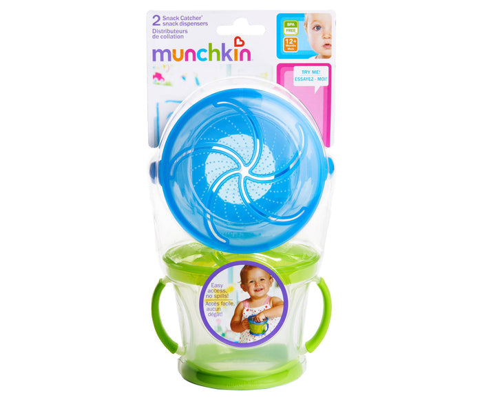 Munchkin, Snack Catcher, 2 Snack Dispensers