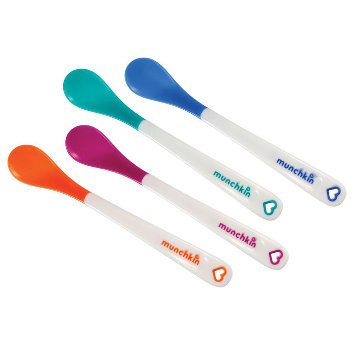 Munchkin, White Hot Safety Spoons, 4 Pack