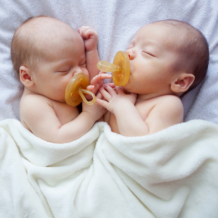 Natursutten Rounded Pacifier (Set of Two) - Blooming Baby