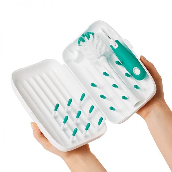 On-The-Go Drying Rack & Bottle Brush
