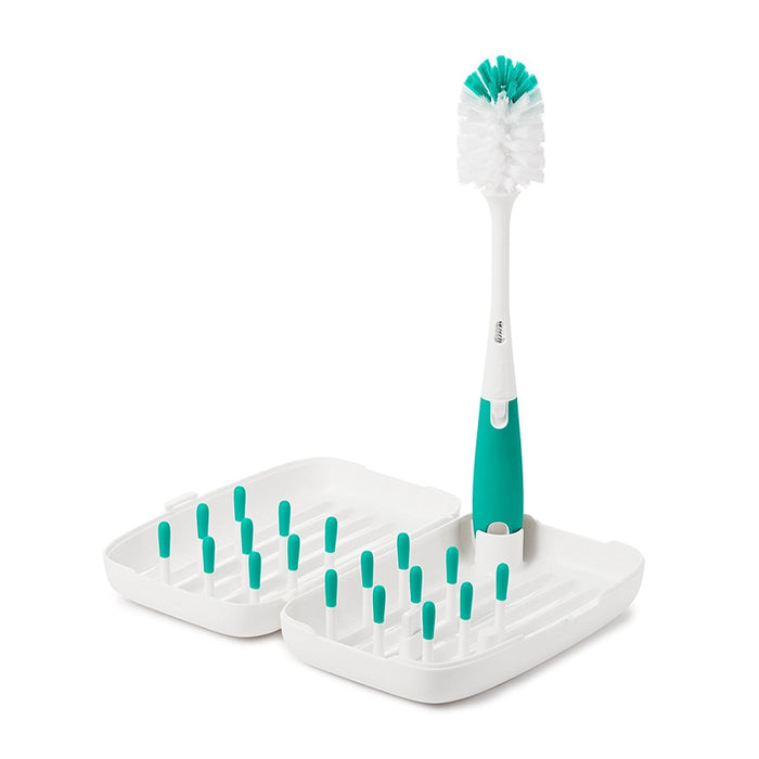 On-The-Go Drying Rack & Bottle Brush