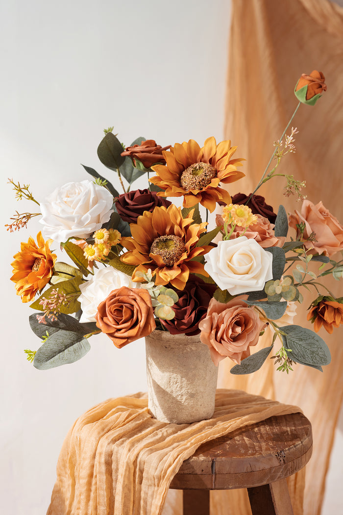 Orange & Terracotta Designer Flower Boxes | Clearance - Image 6