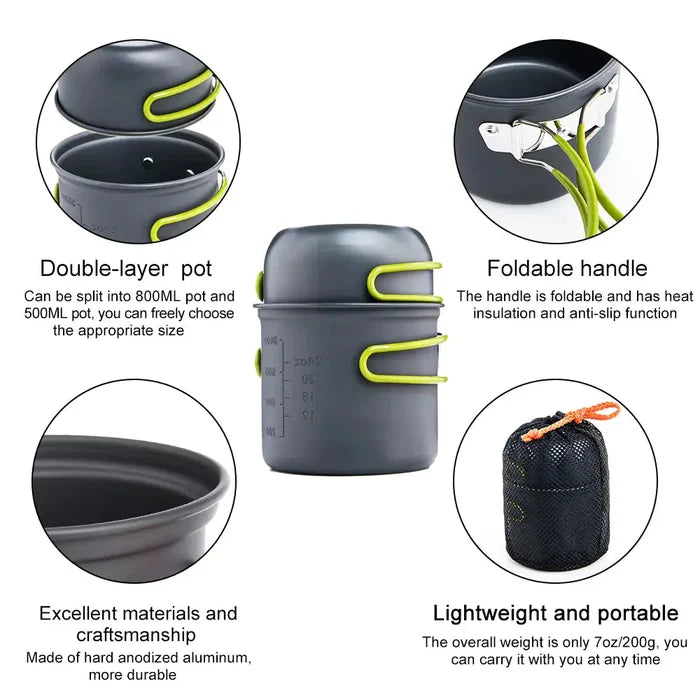 Outdoor Camping Tableware Kit Rieworkes