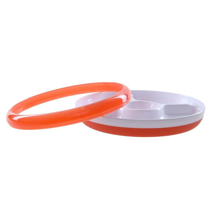 OXO TOT - Divided Plate with Removable Ring - Orange